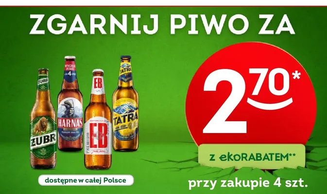 Piwo EB promocja w Żabka