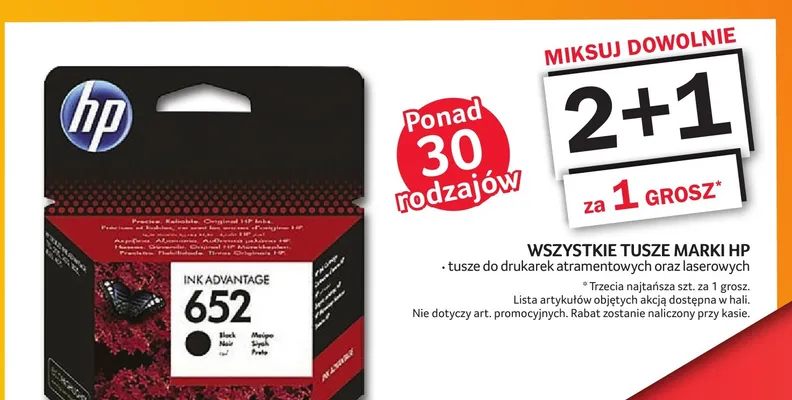 Tusze marki Hp promocja w Selgros