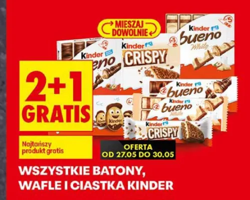 Baton Kinder Bueno promocja w Biedronka