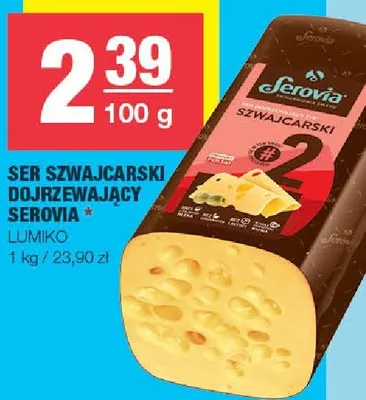 Ser szwajcarski dojrzewający promocja w SPAR