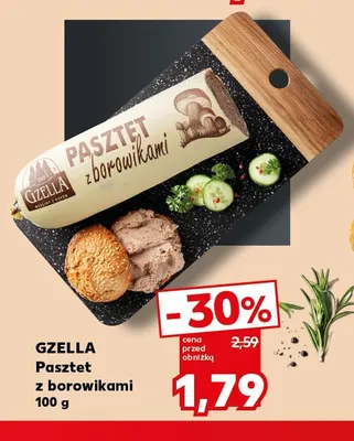 Pasztet z borowikami Gzella promocja w Kaufland