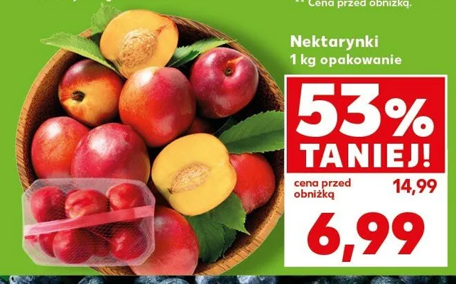 Nektarynki promocja w Kaufland