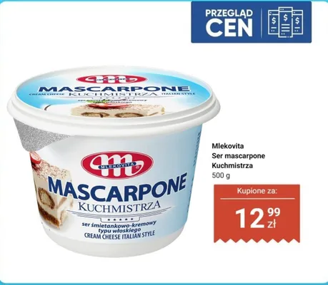 Ser mascarpone Kuchmistrza promocja w Dino