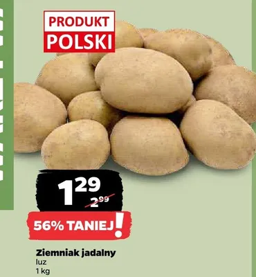Ziemniaki jadalne polskie luz promocja w Netto
