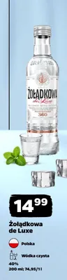 Wódka Żołądkowa de Luxe promocja w Netto