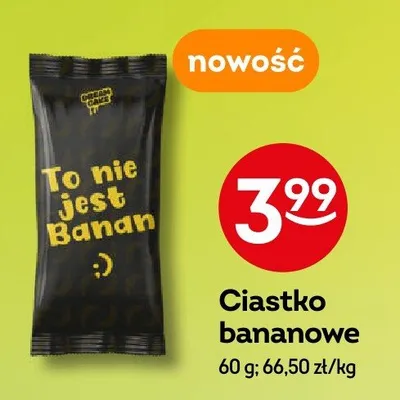 Ciastko bananowe promocja w Żabka