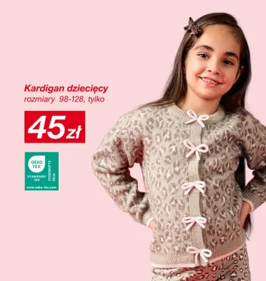 Kardigan dziecięcy promocja w KiK