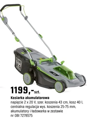 Kosiarka akumulatorowa promocja w OBI