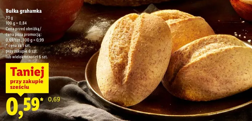 Bułka grahamka promocja w Lidl