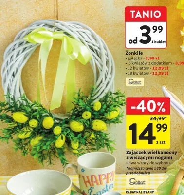 Żonkile gałązka promocja w Intermarche