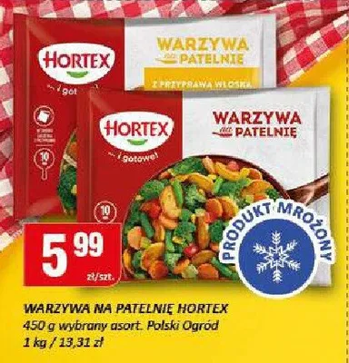 Warzywa na patelnię Hortex promocja w Chorten