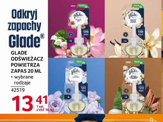 Odświeżacz powietrza zapas Glade promocja w Selgros