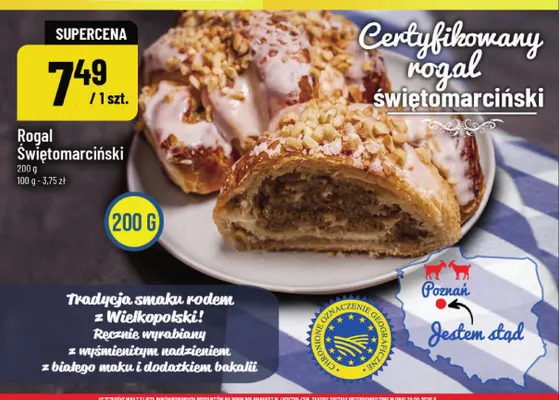 Rogal Świętomarciński promocja w POLOmarket