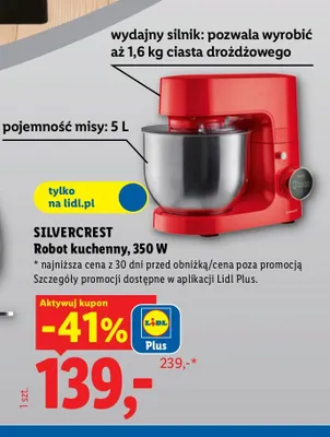 Robot kuchenny Silvercrest 350W promocja w Lidl