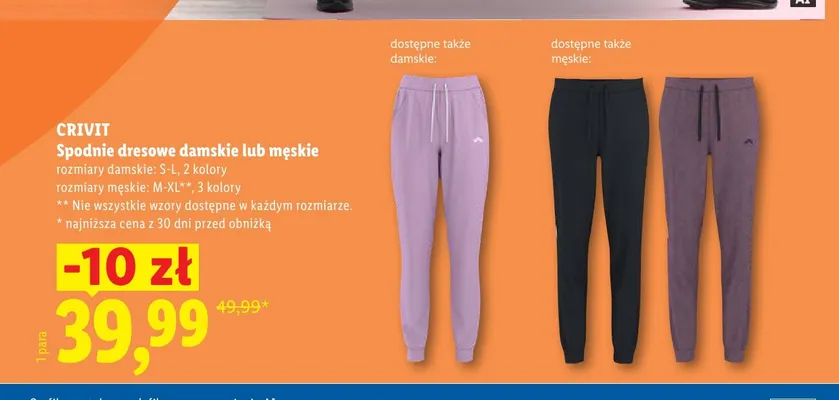 Spodnie dresowe damskie Crivit promocja w Lidl