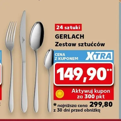 Zestaw sztućców Gerlach promocja w Kaufland