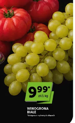 Winogrona białe promocja w Groszek