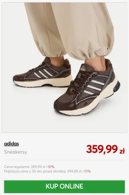 Sneakersy Adidas promocja w eobuwie.pl