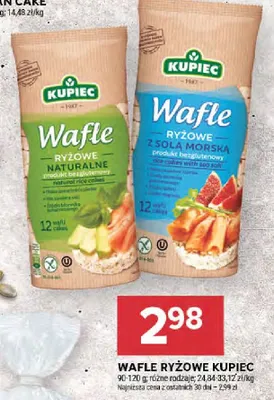Wafle ryżowe Kupiec promocja w Stokrotka