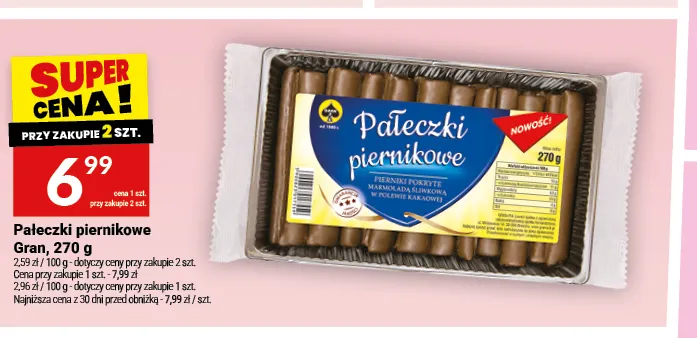 Pałeczki piernikowe Gran promocja w Twój Market