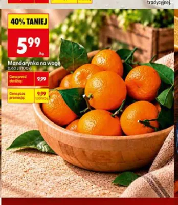 Mandarynki promocja w Biedronka