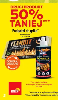 Żelowa podpałka do grilla Mill Fire promocja w POLOmarket