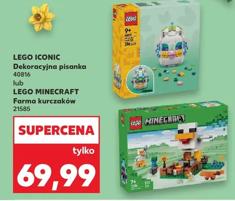 Klocki Minecraft Farma kurczaków 21585 promocja w Kaufland