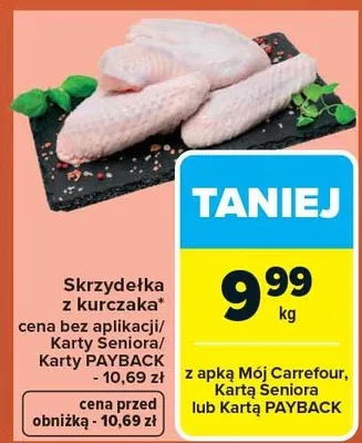 Skrzydełka z kurczaka promocja w Carrefour
