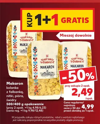 Makaron pióra Stąd takie Dobre! promocja w Kaufland