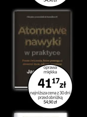 Książka Atomowe nawyki w praktyce James Clear promocja w Empik