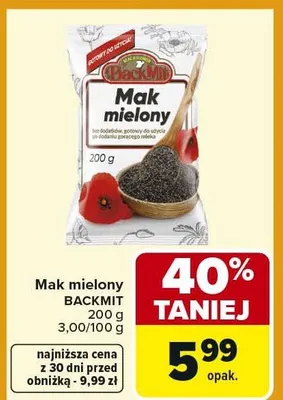 Mak mielony promocja w Carrefour