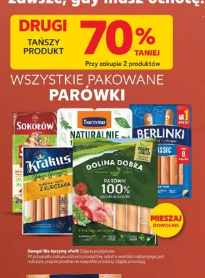 Pakowane parówki promocja w Kaufland