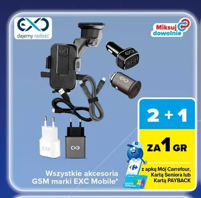 Akcesoria Gsm Exc Mobile promocja w Carrefour
