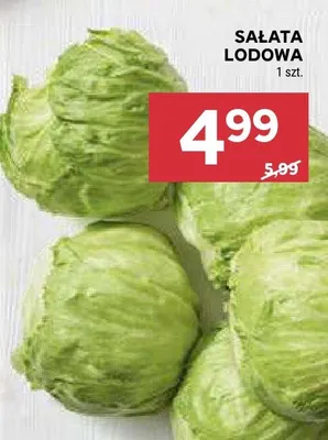 Sałata lodowa promocja w Stokrotka