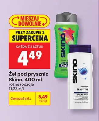 Żel pod prysznic Skino promocja w Biedronka