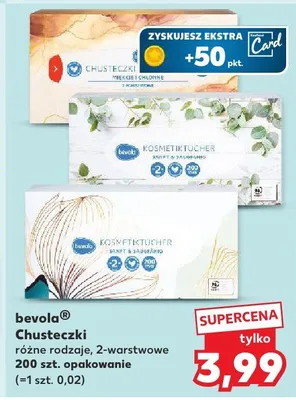 Chusteczki 2-warstwowe promocja w Kaufland
