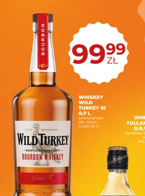 Whiskey Wild Turkey 81 promocja w Duży Ben
