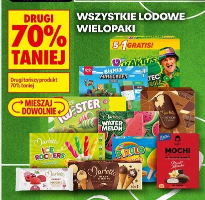 Lody Ptasie Mleczko E.Wedel wielopak promocja w Biedronka