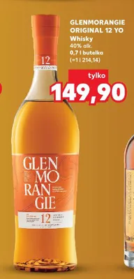 Whisky Glenmorangie Original 12 YO 40% alk. promocja w Kaufland