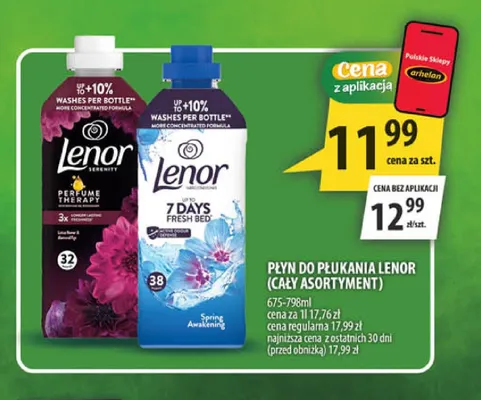 Płyn do płukania Lenor Spring Awakening promocja w Arhelan
