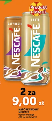Napój kawowy Nescafe Latte promocja w ABC