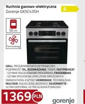 Kuchnia gazowo-elektryczna promocja w kakto.pl