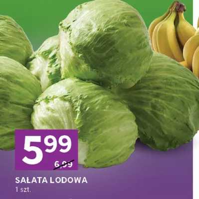 Sałata lodowa promocja w Stokrotka