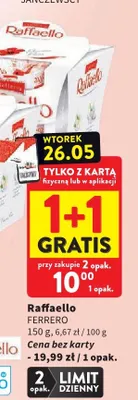 Praliny Raffaello Ferrero promocja w Intermarche