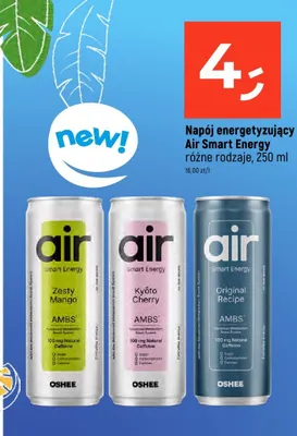 Napój energetyzujący Air Smart Energy różne rodzaje promocja w Dealz