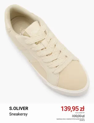 Sneakersy S.Oliver promocja w Deichmann