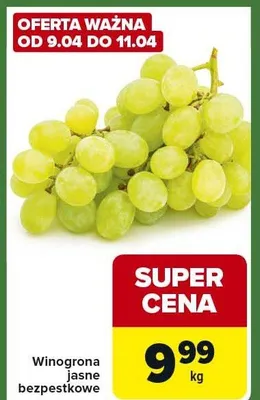 Winogrona bezpestkowe mix promocja w Carrefour Express
