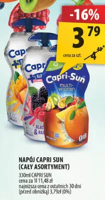 Napój Capri Sun promocja w Arhelan
