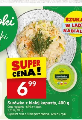 Surówka z białej kapusty Kuchnia Białecki promocja w Twój Market