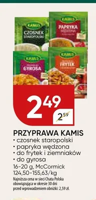 Przyprawa do gyrosa Kamis promocja w Chata Polska